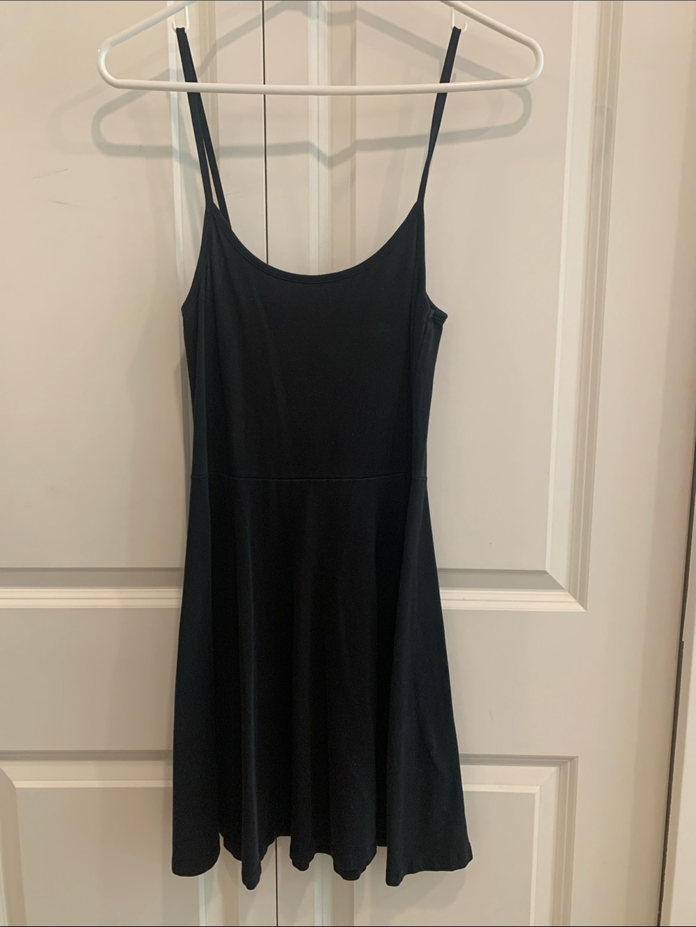 H&M Black Mini Spaghetti Strap Dress